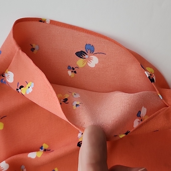 ⭐️3/ $30⭐️ Halogen Sleeveless Lightweight Top Blouse Tiny Floral Print Size S - Picture 6 of 14